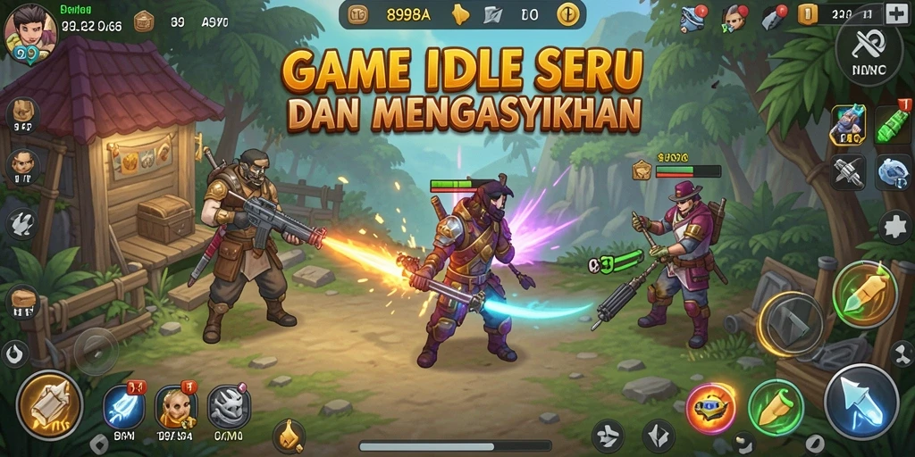 Tampilan menarik dari gameplay Idle 898A yang mengasyikkan.