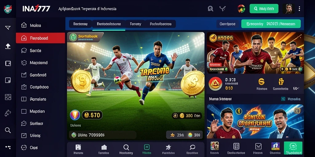 Tampilan menarik dari gameplay taruhan di INA777.