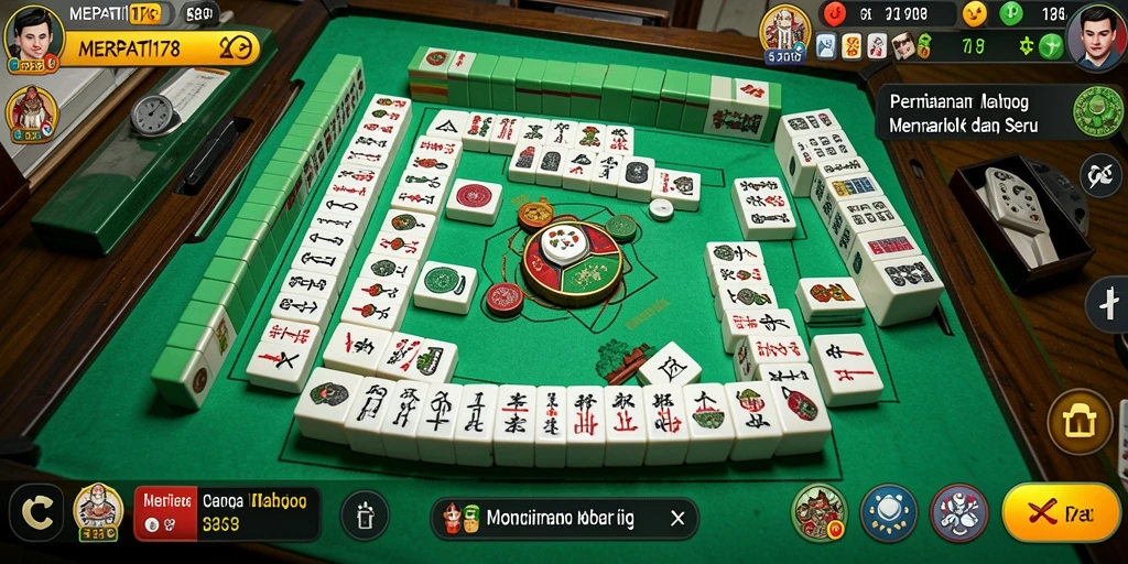 Tampilan layar utama game Mahjong MERPATI178 yang menarik.