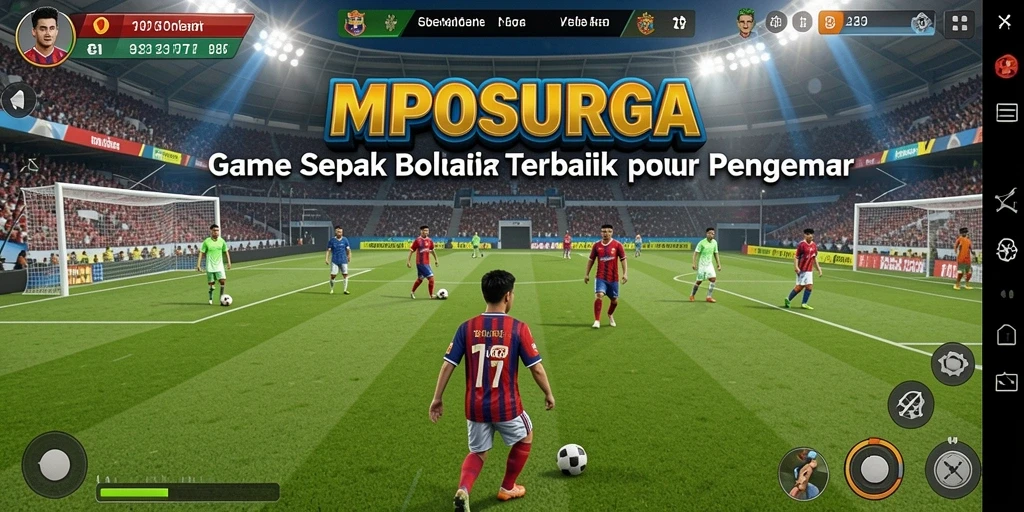 Screenshot gameplay MPOSURGA yang penuh aksi di lapangan.