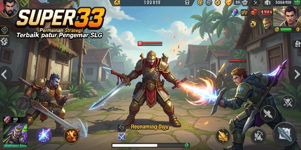 Tampilan gameplay menarik dari SUPER33 dengan strategi mendalam.